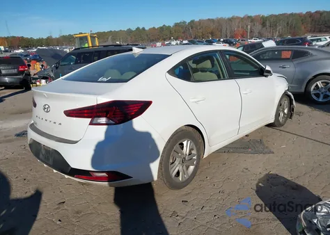 2019 Hyundai Elantra Sel from USA, damaged, VIN 5NPD84LFXKH427709